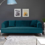 Home Lifestylez Marvel 3 Seater in Velvet Fabric