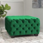 Home Lifestylez Fetzer Ottoman in Velvet Suede