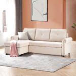 Home Lifestylez Alta L Shape Pull-Out Sofa Cum Bed Storage