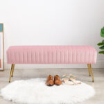 Home Lifestylez Stolen 2 Seater Upholstered Bench Sofa Settee Footrest Stool Ottoman