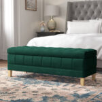 Home Lifestylez Mozart 2 Seater Upholstered Bench with Storage Sofa Settee Footrest Stool Ottoman