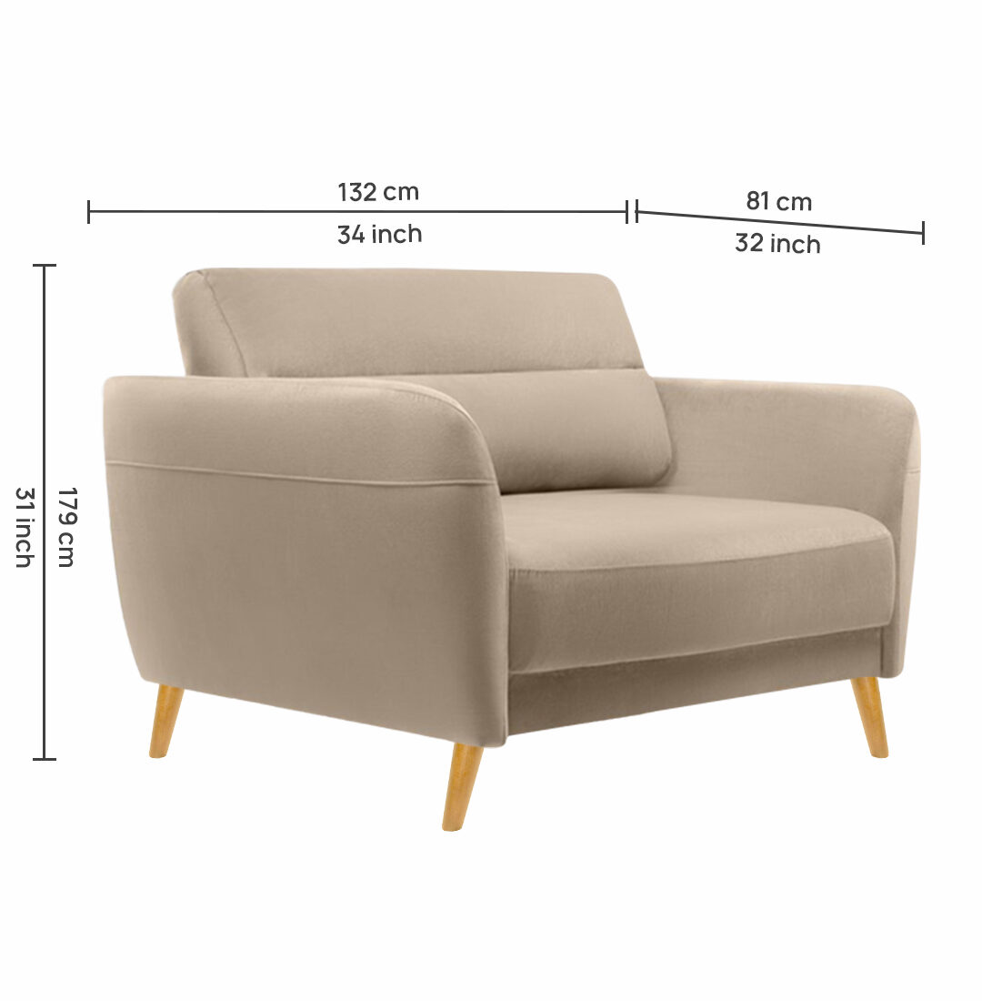 Rockson 1 seater Cream_1