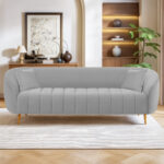 Nero Premium Velvet 3 Seater Sofa